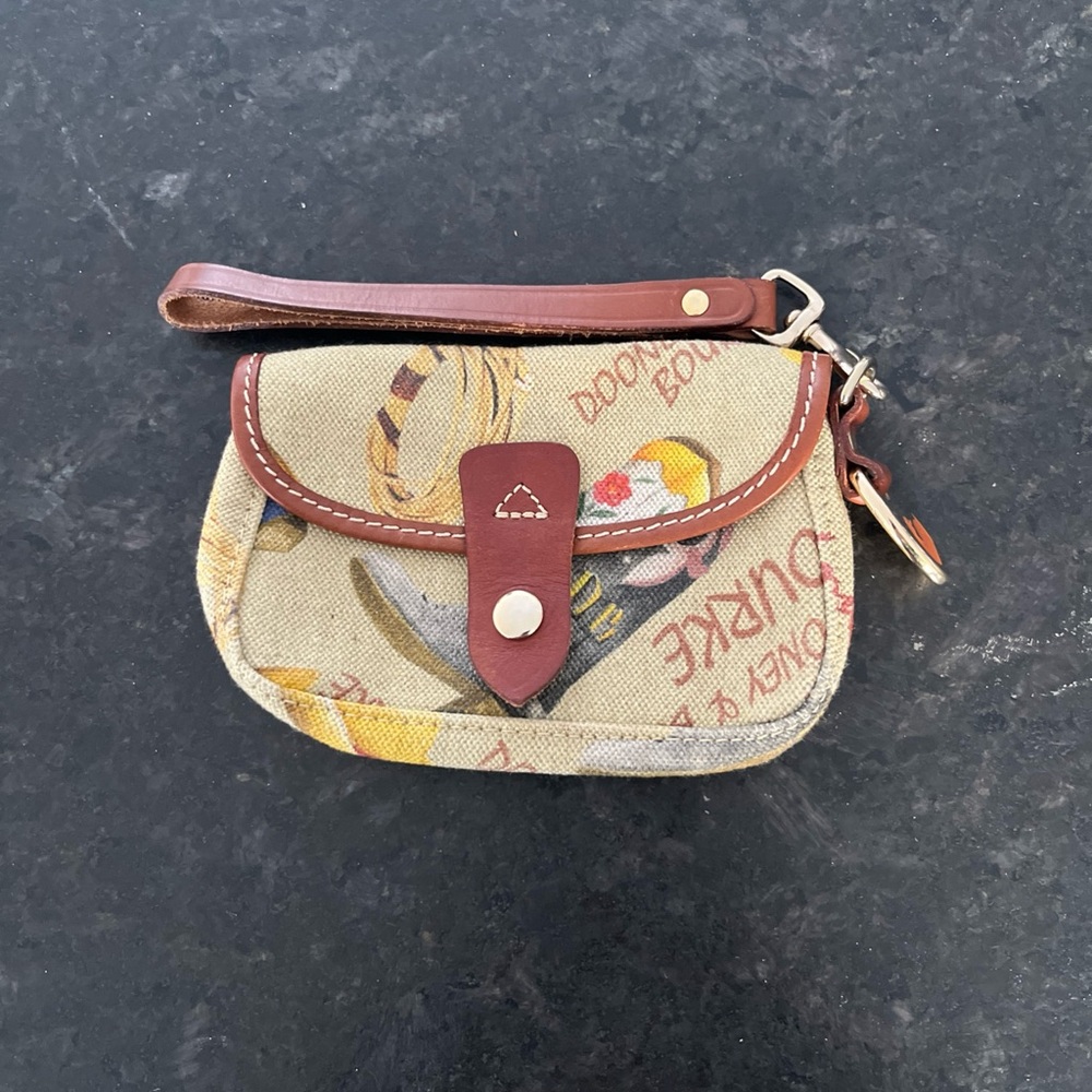 Vintage (rare) western Dooney & Bourke wristlet